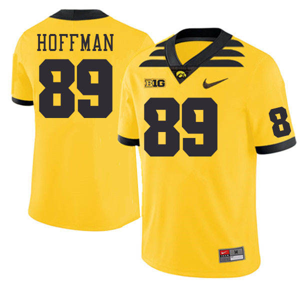 Men #89 Gavin Hoffman Iowa Hawkeyes College Football Jerseys Stitched-Gold